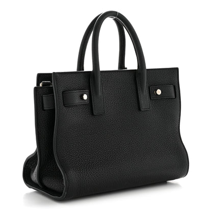 Saint Laurent Grained Calfskin Nano Sac De Jour Souple Black Black 3 of 14