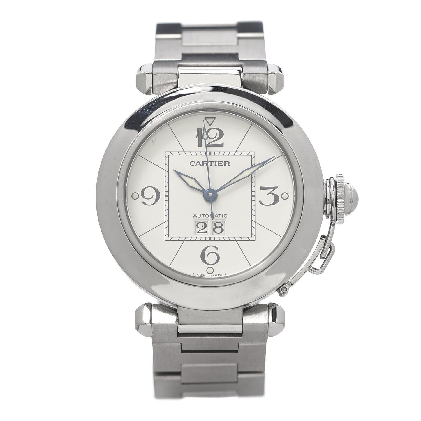 Stainless Steel 35mm Pasha C Big Date Automatic Watch