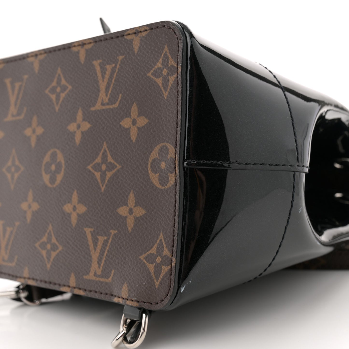 Patent Monogram Hot Springs Backpack Black