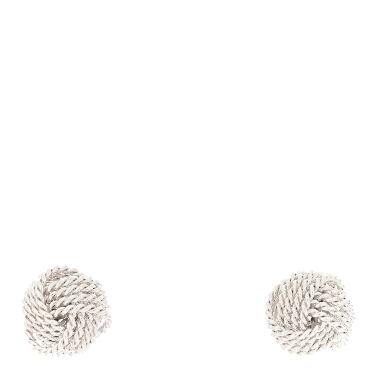 Sterling Silver Twist Knot Earrings