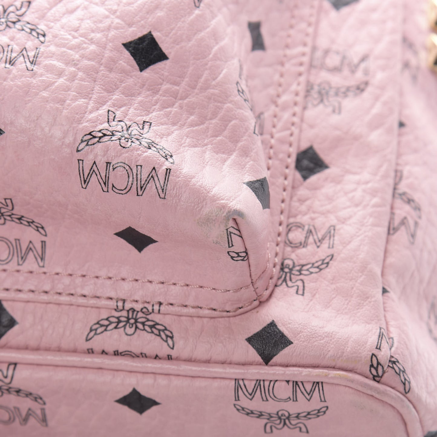 Visetos Small Side Stud Stark Backpack Pink