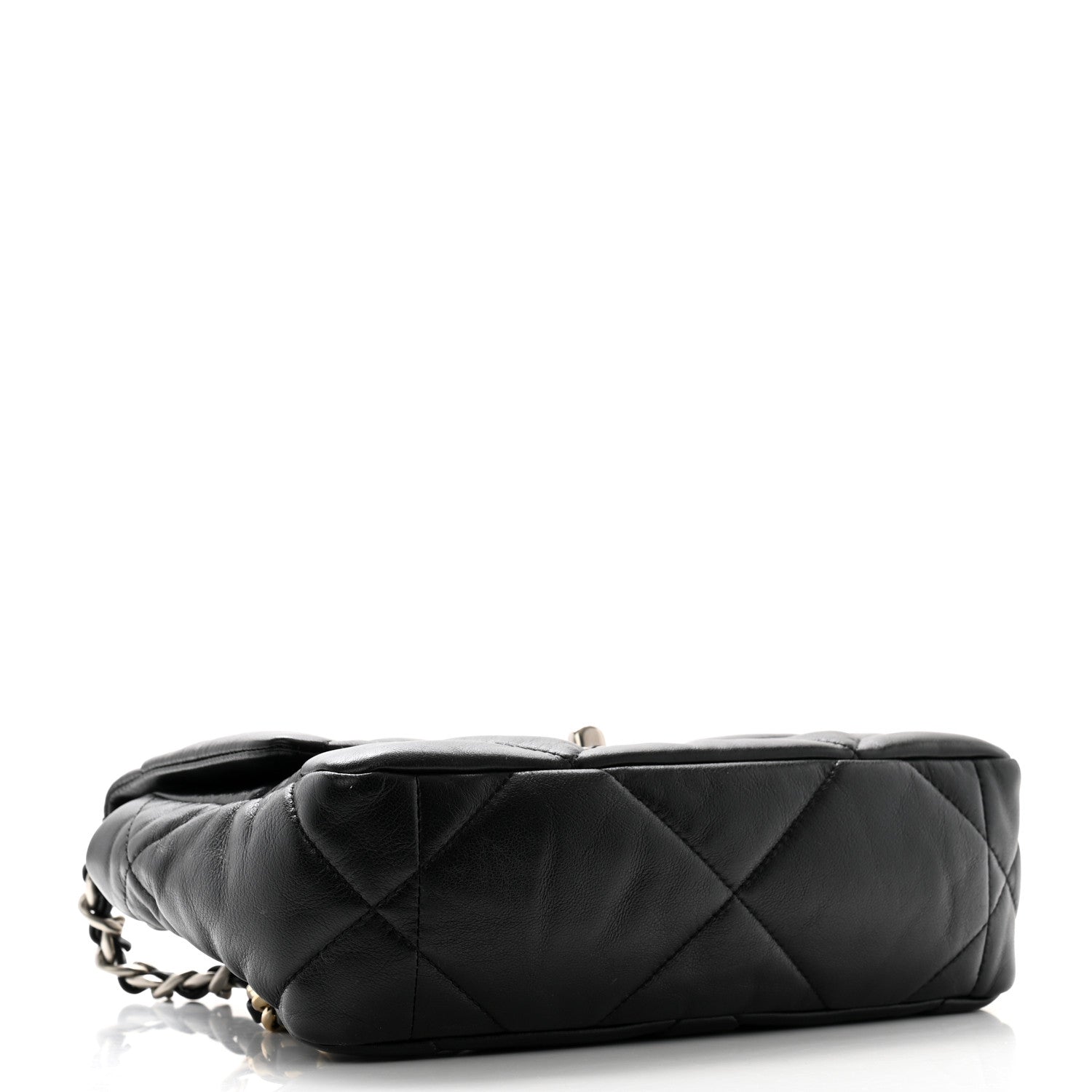 Chanel Goatskin Quilted Medium Chanel 19 Flap Black 4 of 10