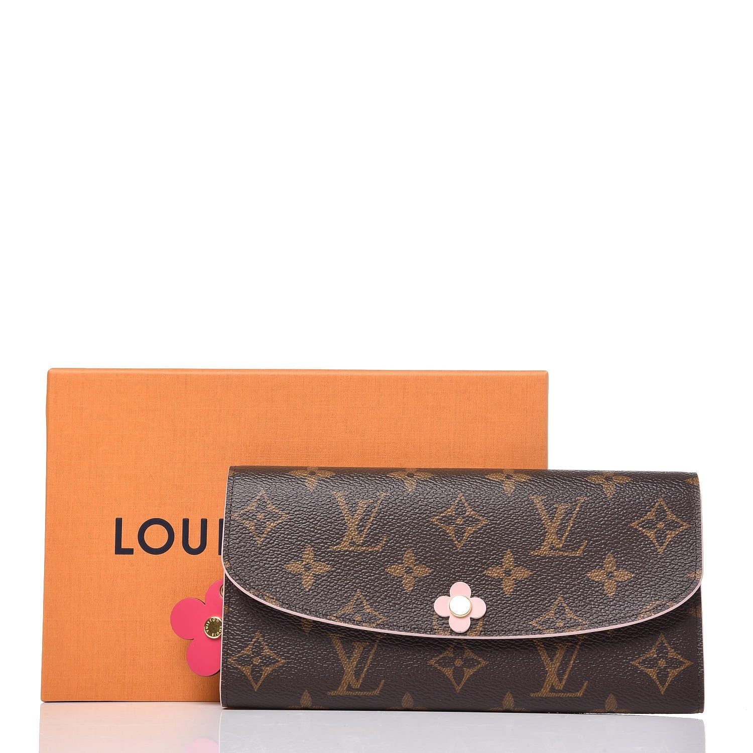 Louis Vuitton Monogram Bloom Flower Emilie Wallet 9 of 9