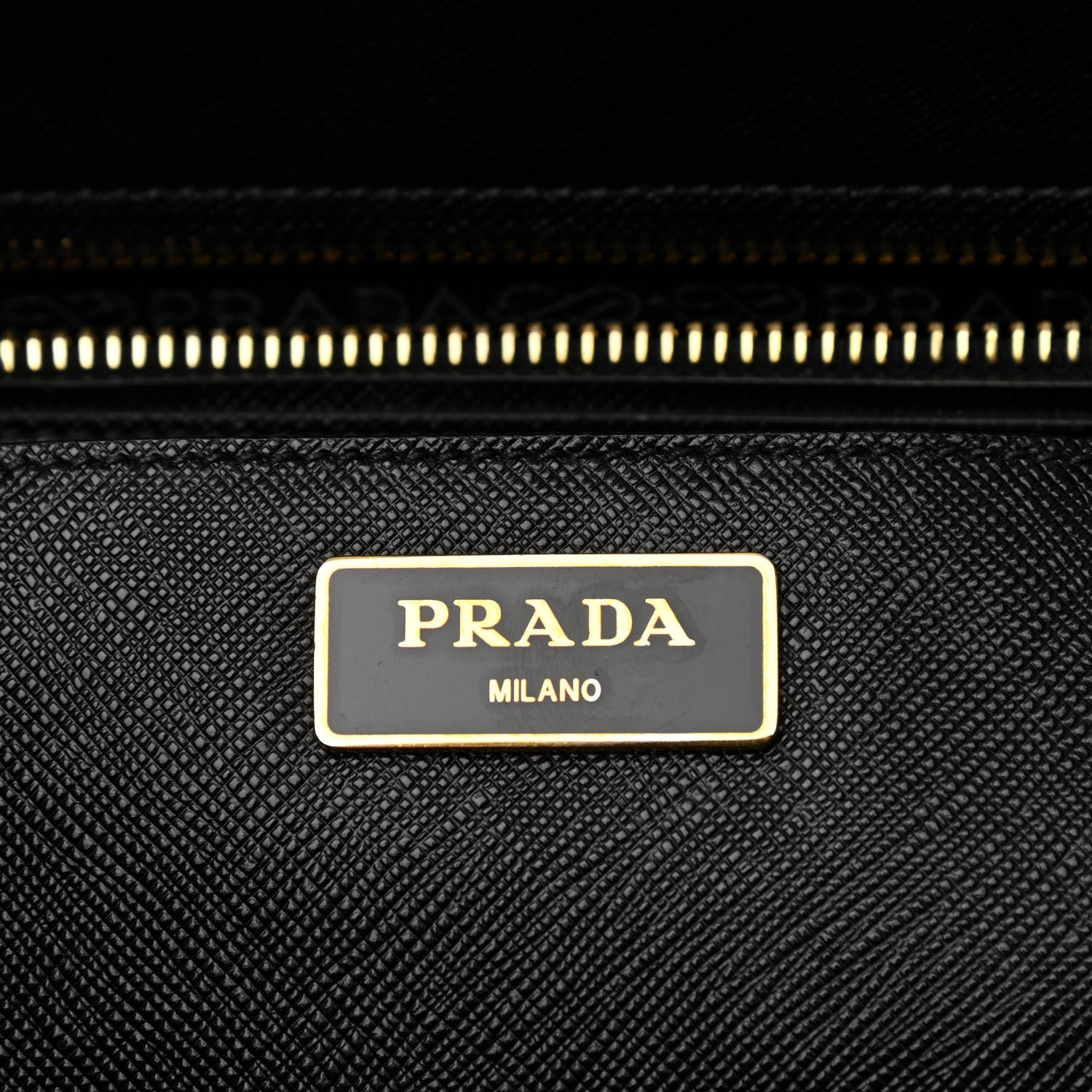 Prada Saffiano Large Galleria Double Zip Tote Black 6 of 14