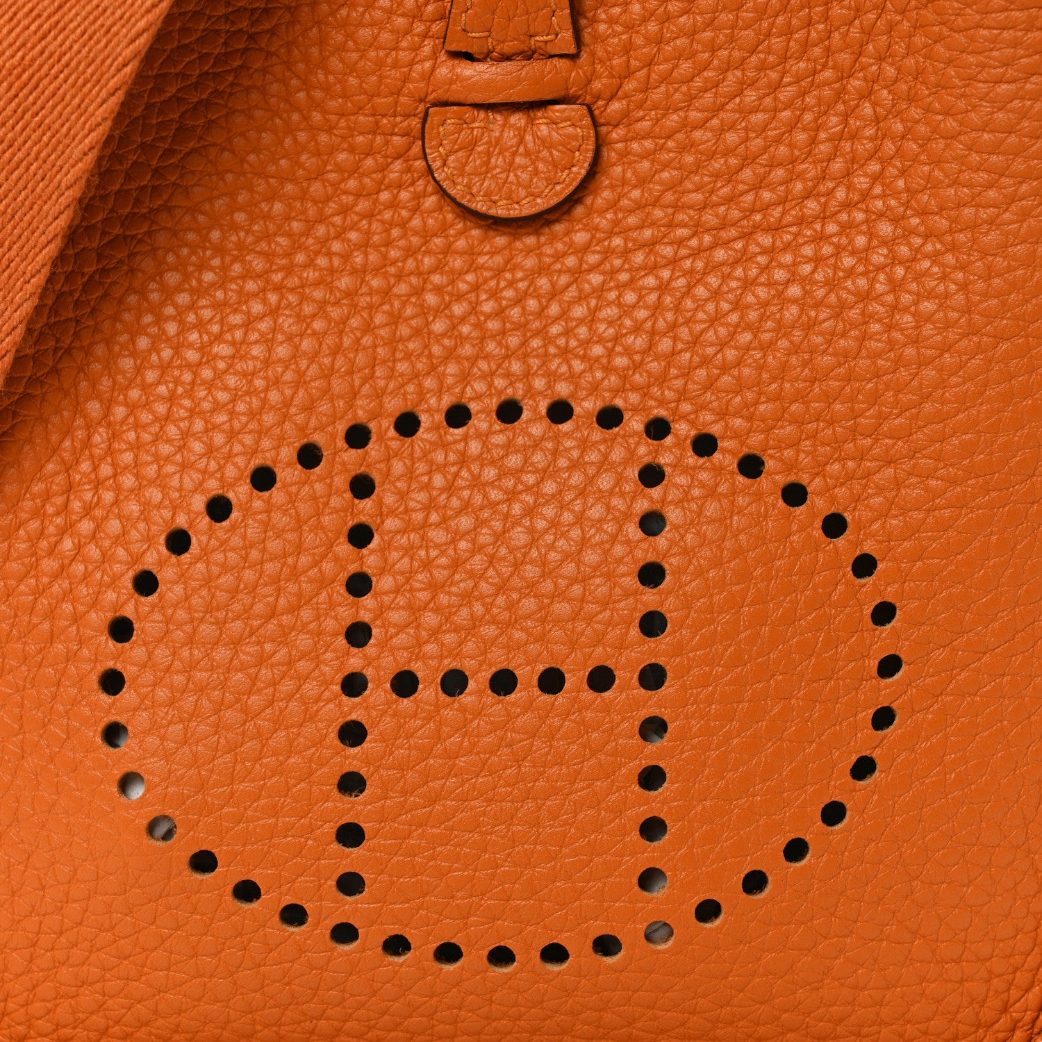 Hermes Taurillon Clemence Evelyne TPM Abricot 8 of 11