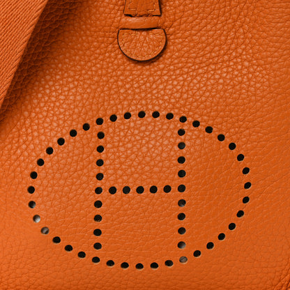 Hermes Taurillon Clemence Evelyne TPM Abricot 8 of 11