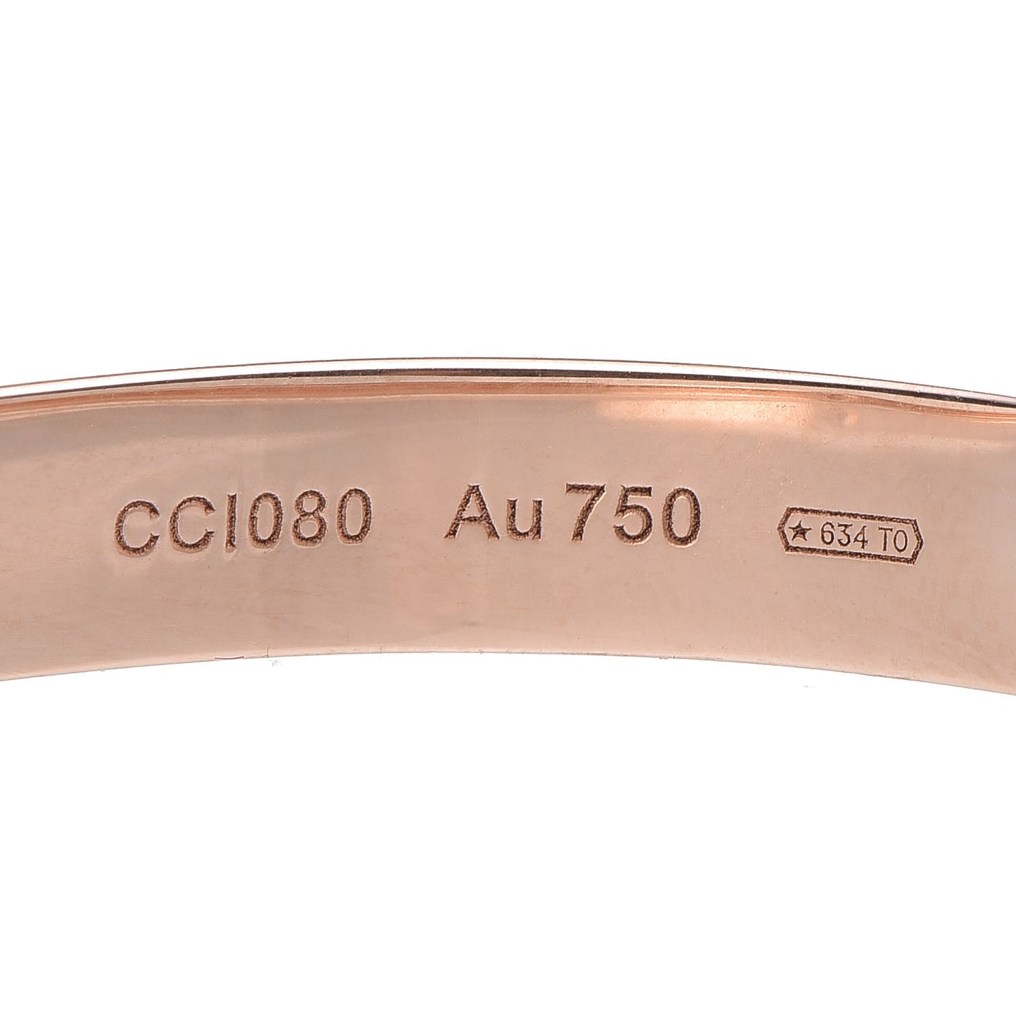 18K Pink Gold LOVE Bracelet 16