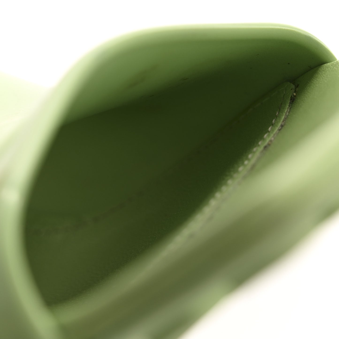 Rubber Mule Sandals 36 Pistachio