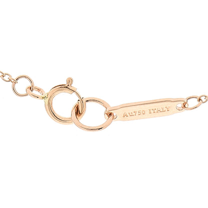 Tiffany 18K Rose Gold Atlas Open Pendant Necklace 5 of 6