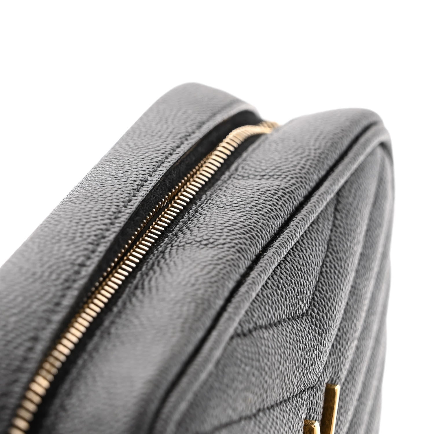 Saint Laurent Grain De Poudre Matelasse Monogram Mini Lou Camera Bag Black 11 of 14