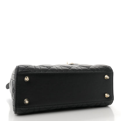 Christian Dior Lambskin Cannage Small My ABCDior Lady Dior Black 4 of 12