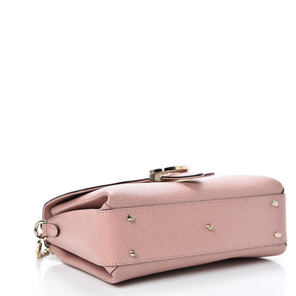 Gucci Dollar Calfskin Interlocking G Top Handle Shoulder Bag Soft Pink 3 of 9