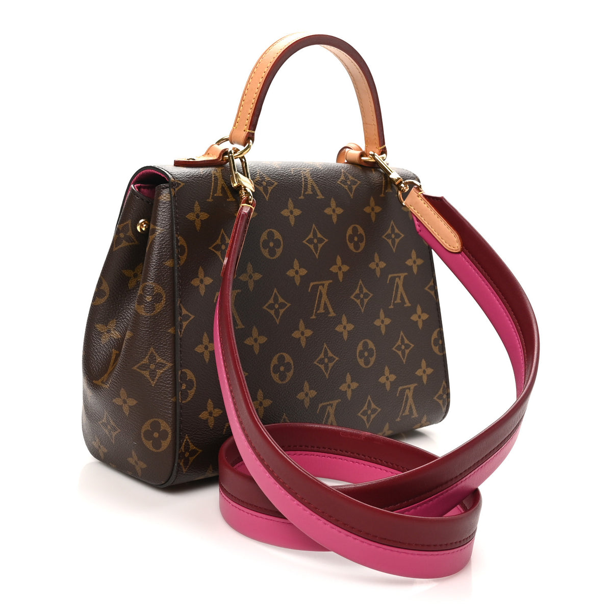 Monogram Cluny BB Bordeaux Fuchsia