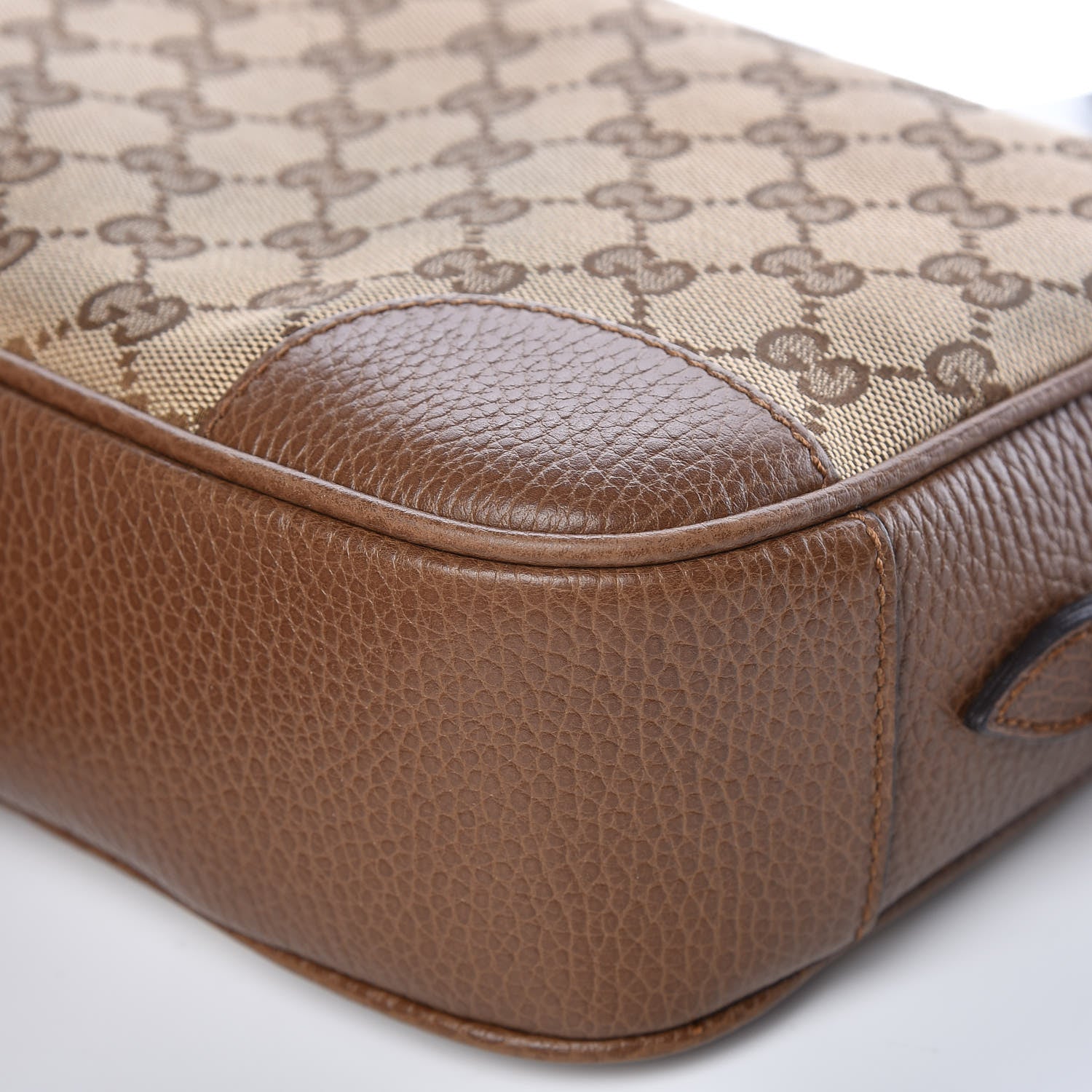 Gucci Monogram Mini Bree Messenger Bag Beige Tabacco 10 of 12