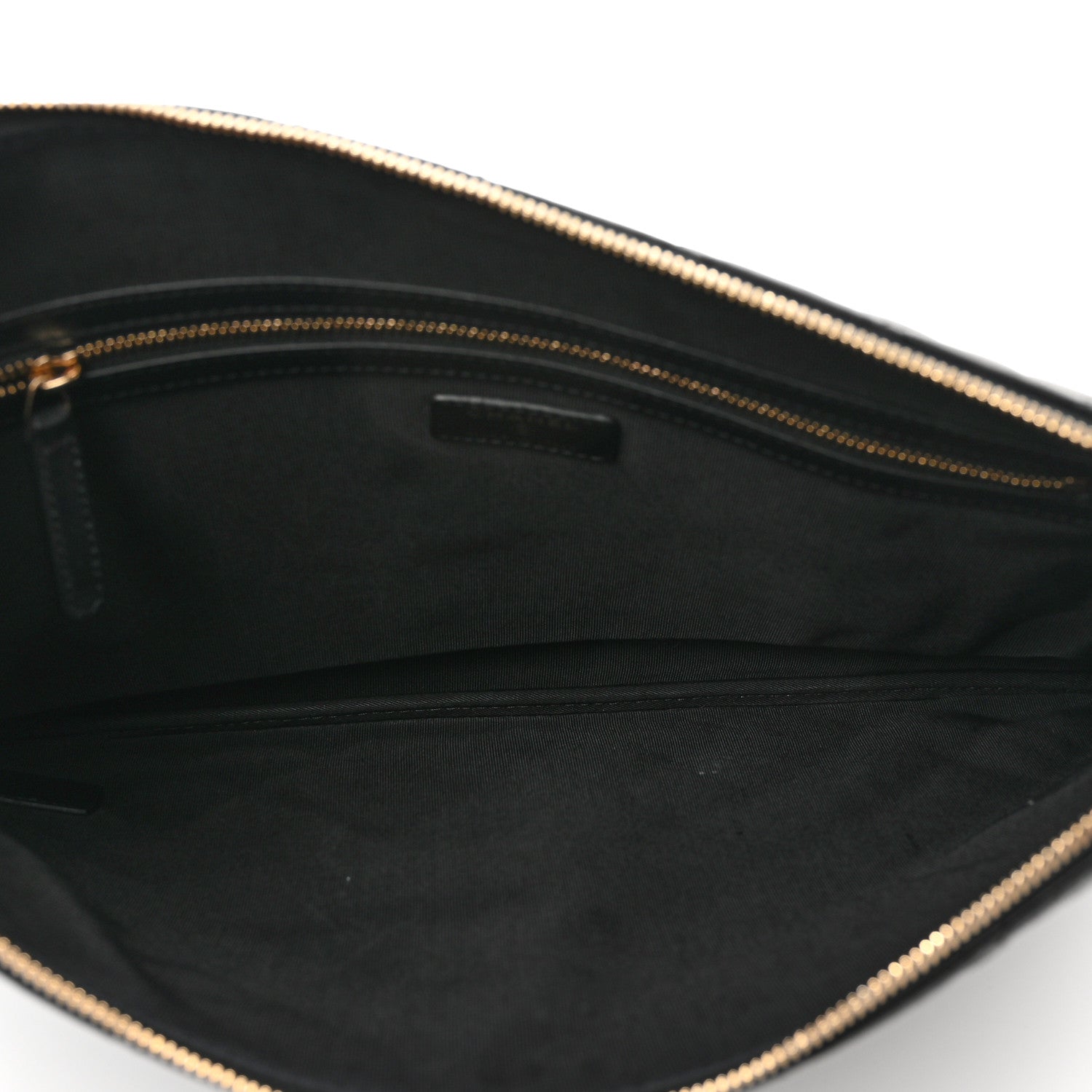 Chanel Lambskin Quilted Large Cosmetic Case Black 5 of 7