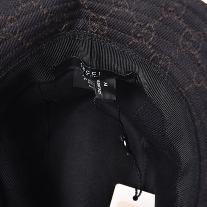 Gucci Monogram Bucket Hat Black M 8 of 8