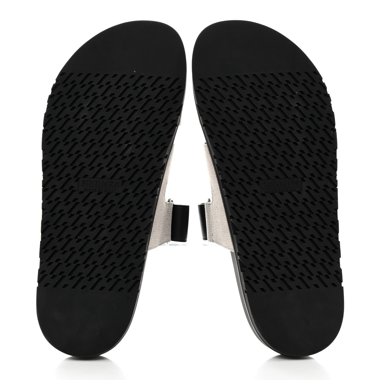 Hermes Toile De Coton Veau Lisse Mens Chypre Sandals 43 Prunoir 5 of 9
