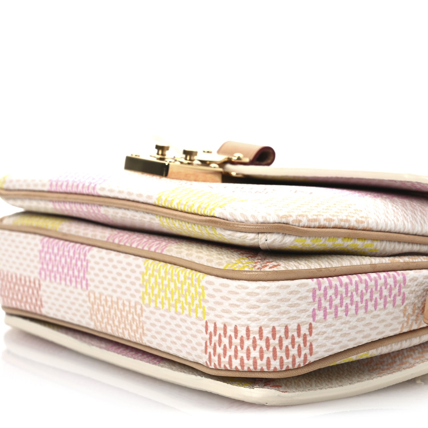 Louis Vuitton Damier Giant Pochette Metis East West Peach 9 of 13