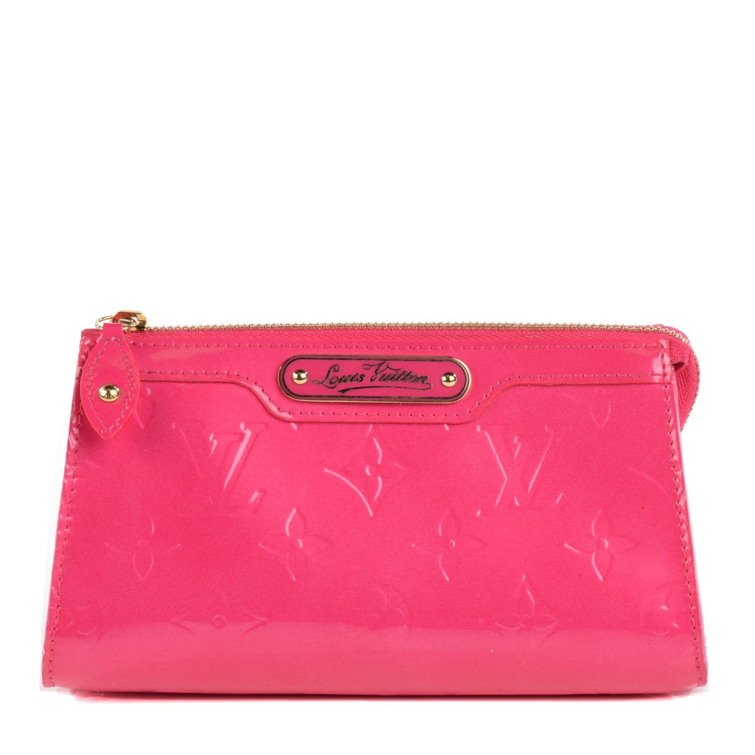 Louis Vuitton Vernis Trousse Cosmetic Pouch Rose Pop 1 of 7