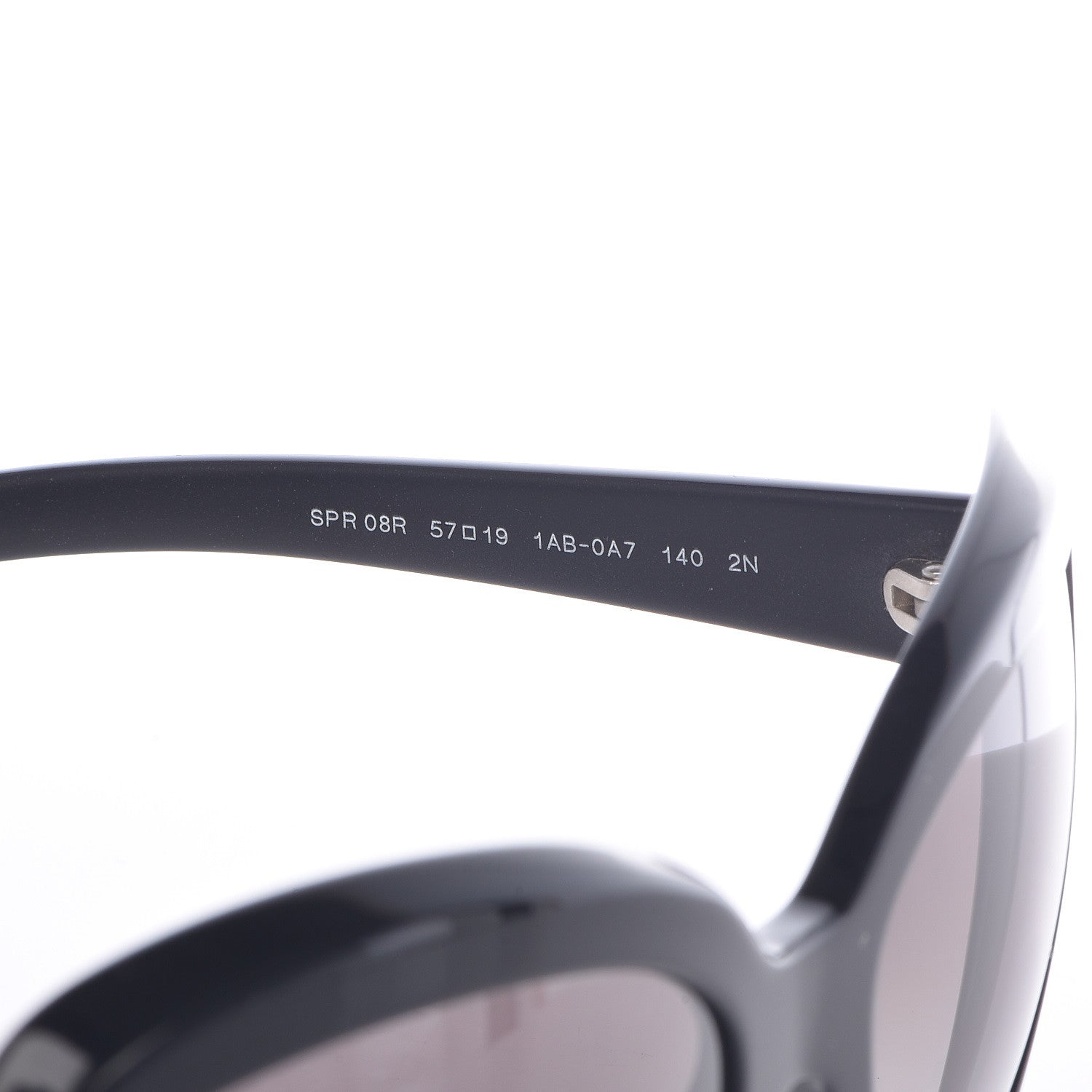 Prada Cat Eye Sunglasses SPR 08R Black 5 of 7