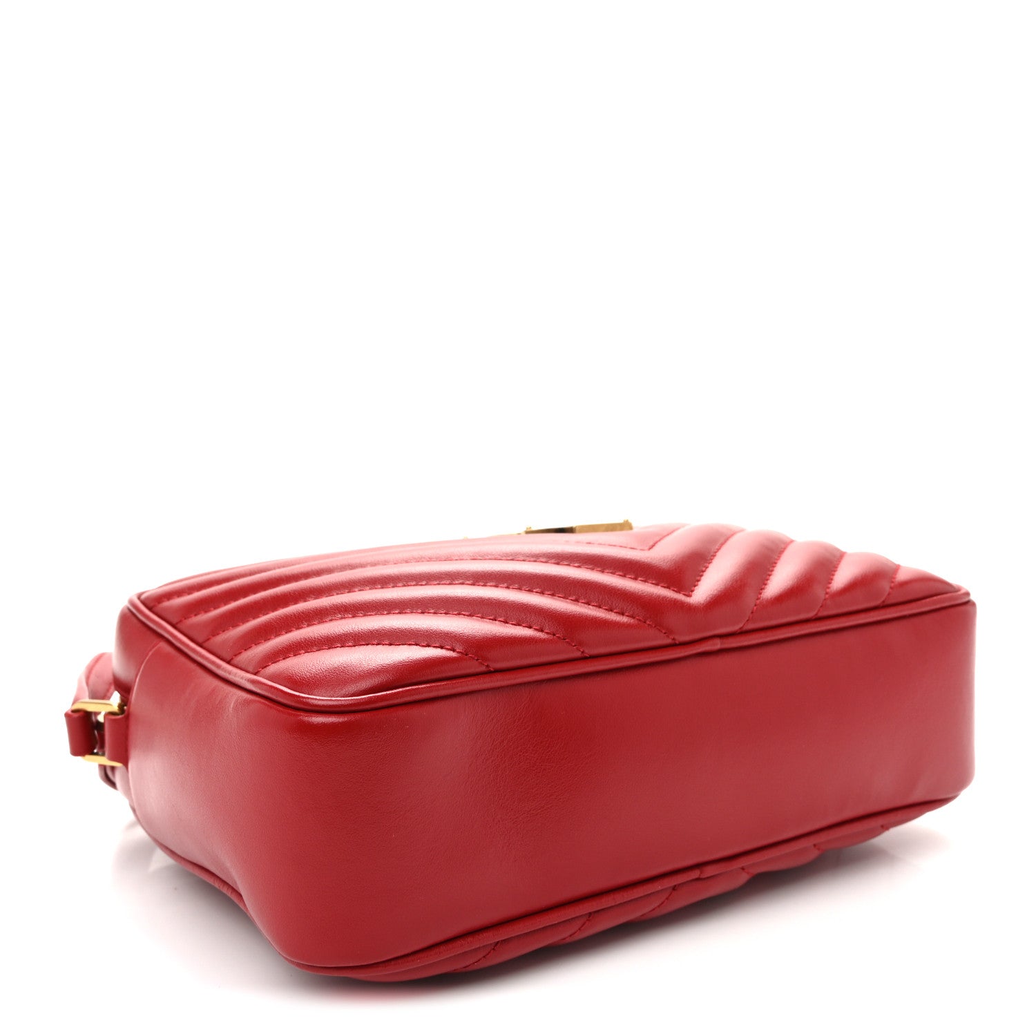 Saint Laurent Calfskin Matelasse Monogram Lou Camera Bag Rouge Eros 4 of 10