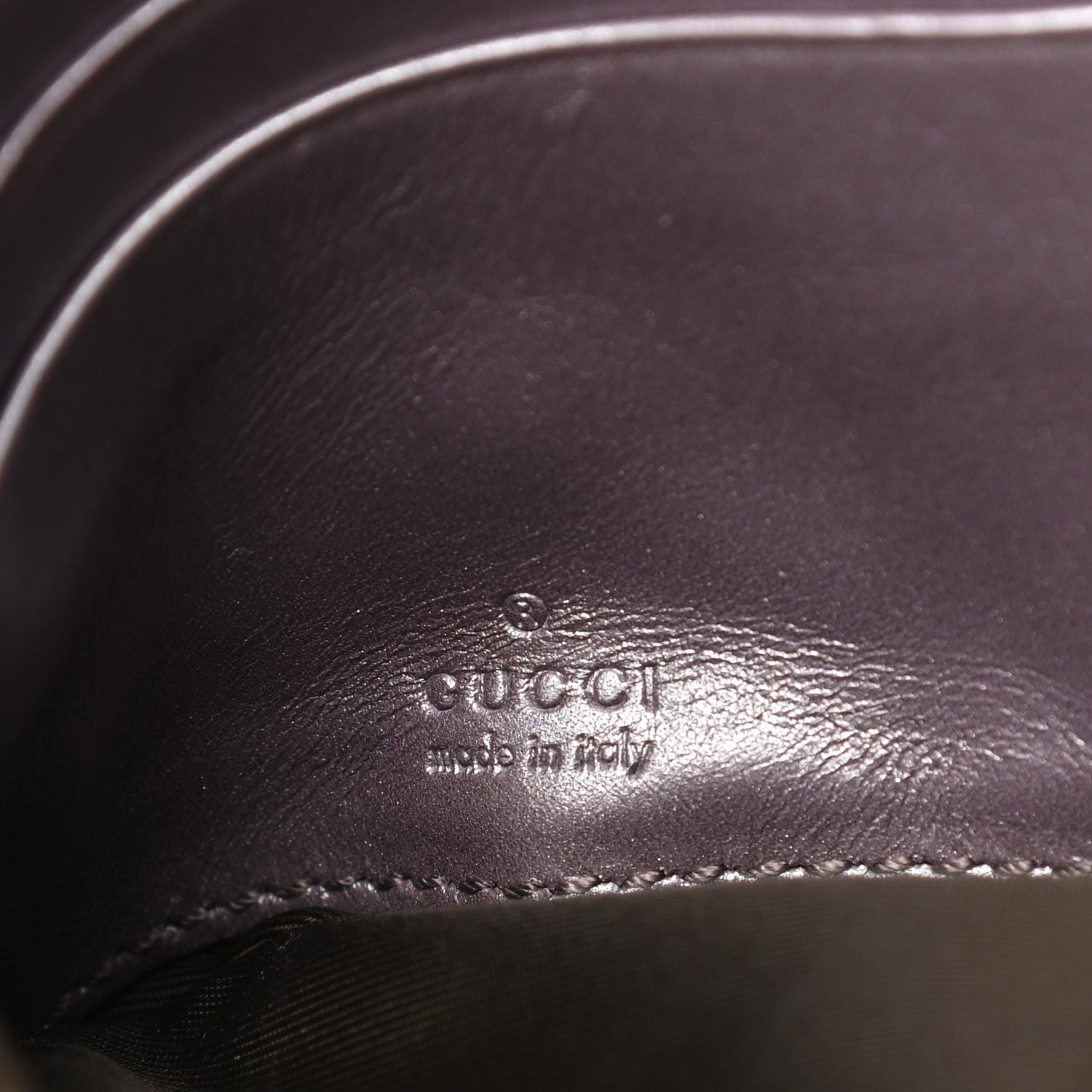 Gucci Metallic Soft Guccissima Heart Wristlet Senanque 6 of 11