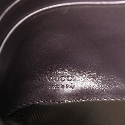 Gucci Metallic Soft Guccissima Heart Wristlet Senanque 6 of 11