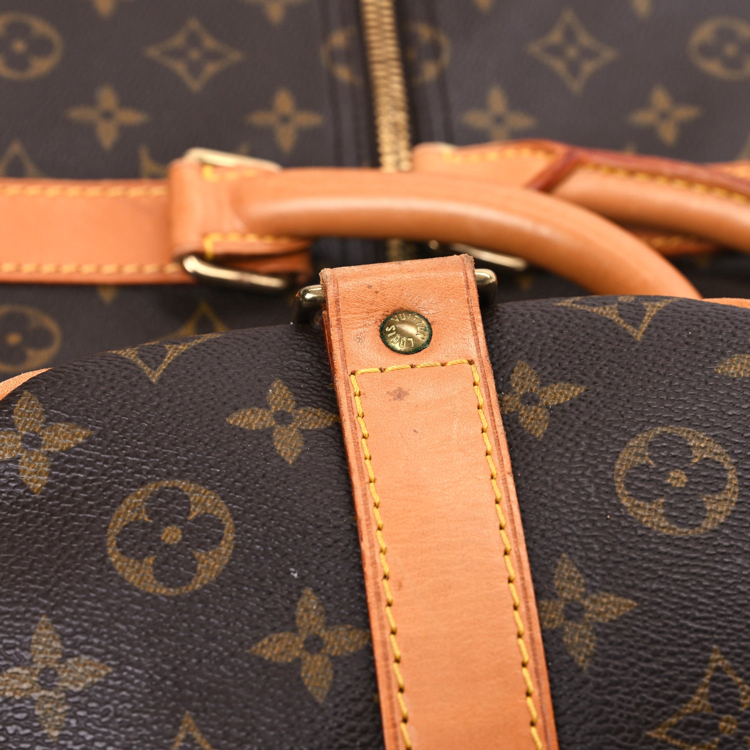 Louis Vuitton Monogram Keepall Bandouliere 55 10 of 14