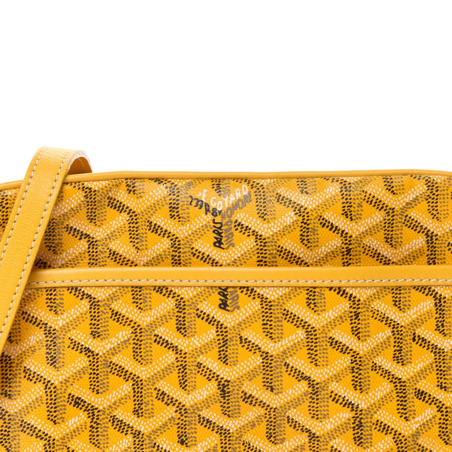Goyardine Sac Cap Vert Yellow