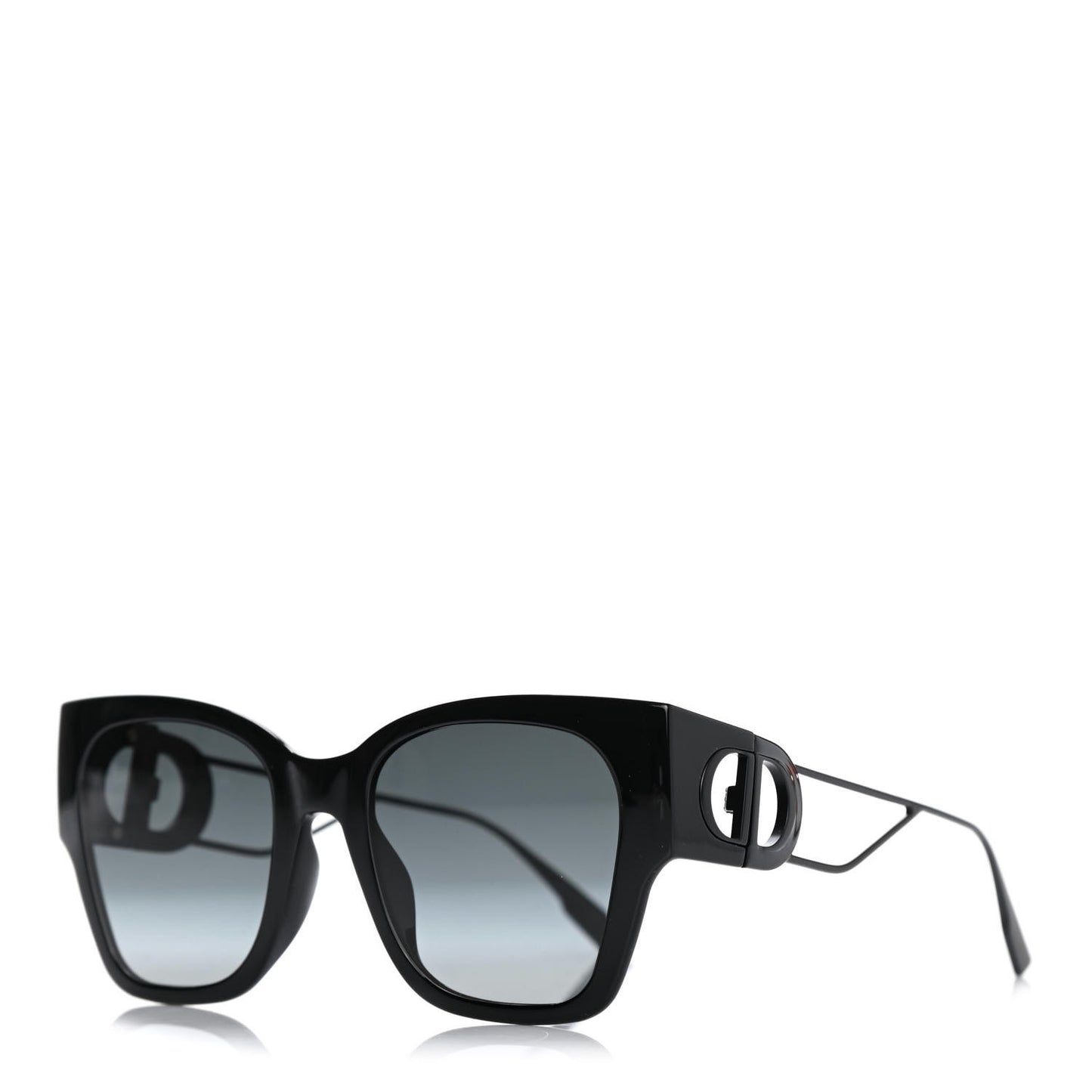 Rectangular 30 Montaigne 1 Sunglasses Black