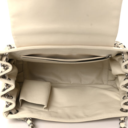 Chanel Calfskin Timeless Accordion Flap White 5 of 8