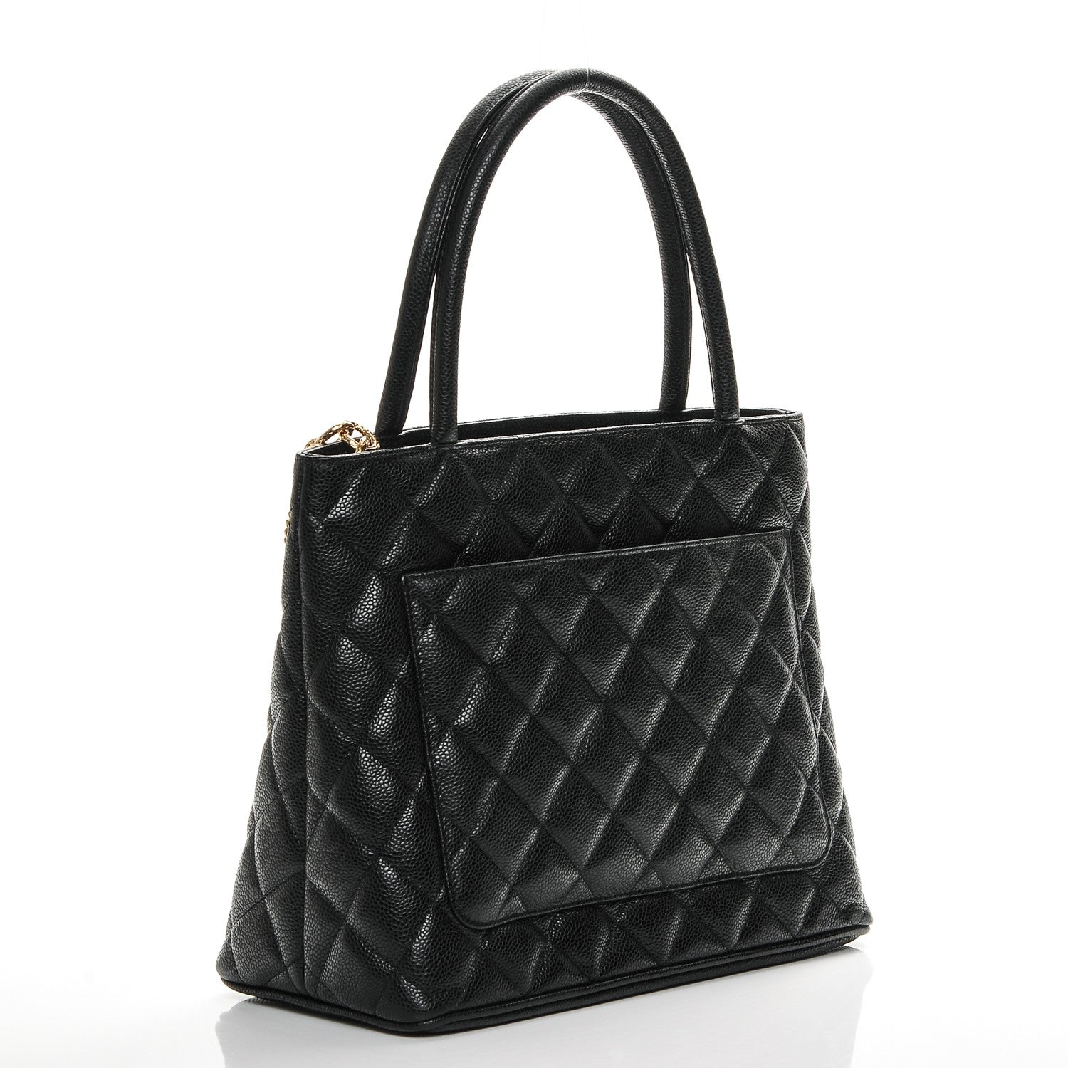 Chanel Caviar Quilted Medallion Tote Black 3 of 7