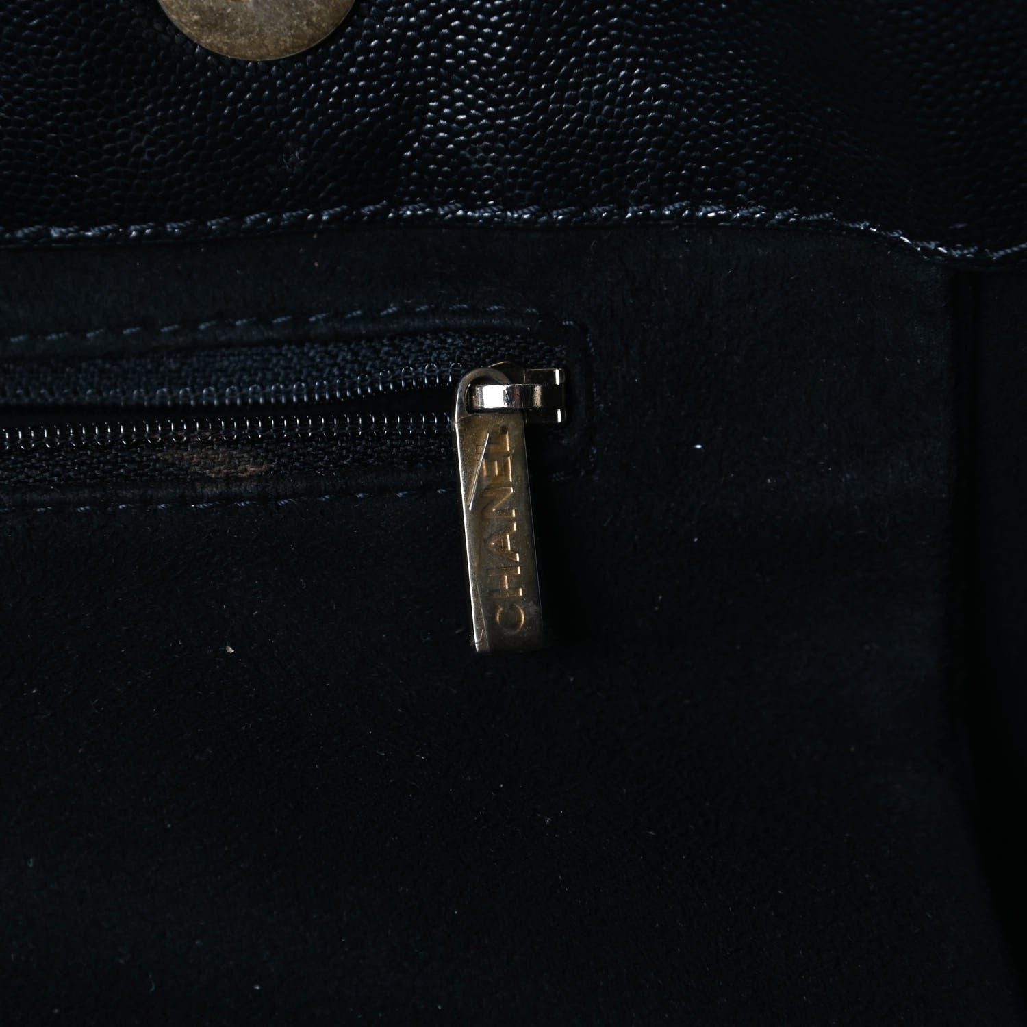 Chanel Caviar Medium Studded Deauville Tote Black 14 of 15