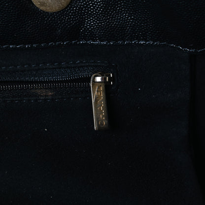 Chanel Caviar Medium Studded Deauville Tote Black 14 of 15