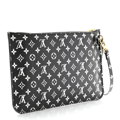 Louis Vuitton Monogram Giant Jungle Neverfull MM GM Pochette Black 4 of 9