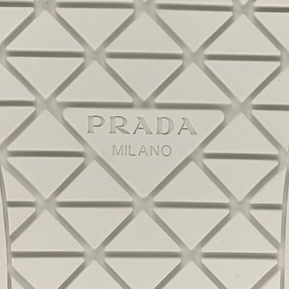 Prada Soft Nappa Triangle Logo Low Top Sneakers 36 White 8 of 12