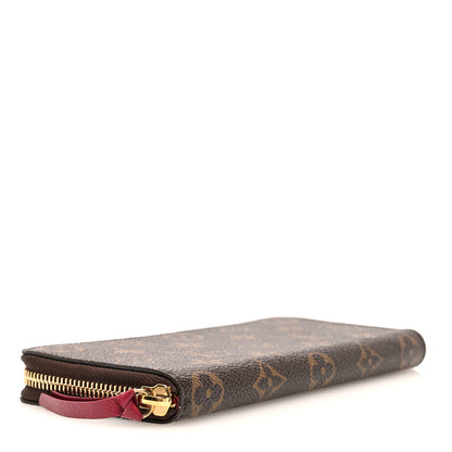 Louis Vuitton Monogram Clemence Wallet Fuchsia 4 of 6