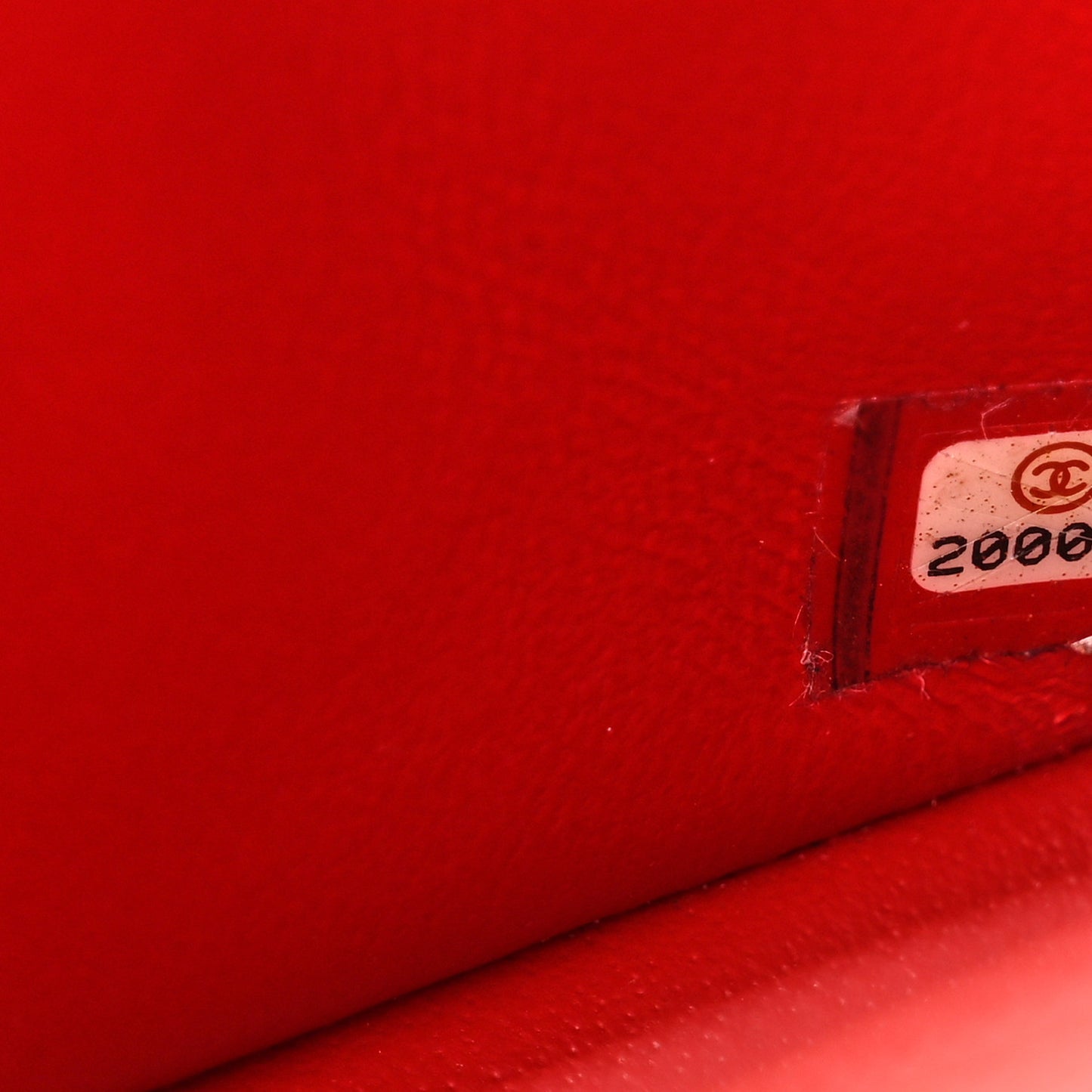 Lambskin Quilted Mini Square Flap Red