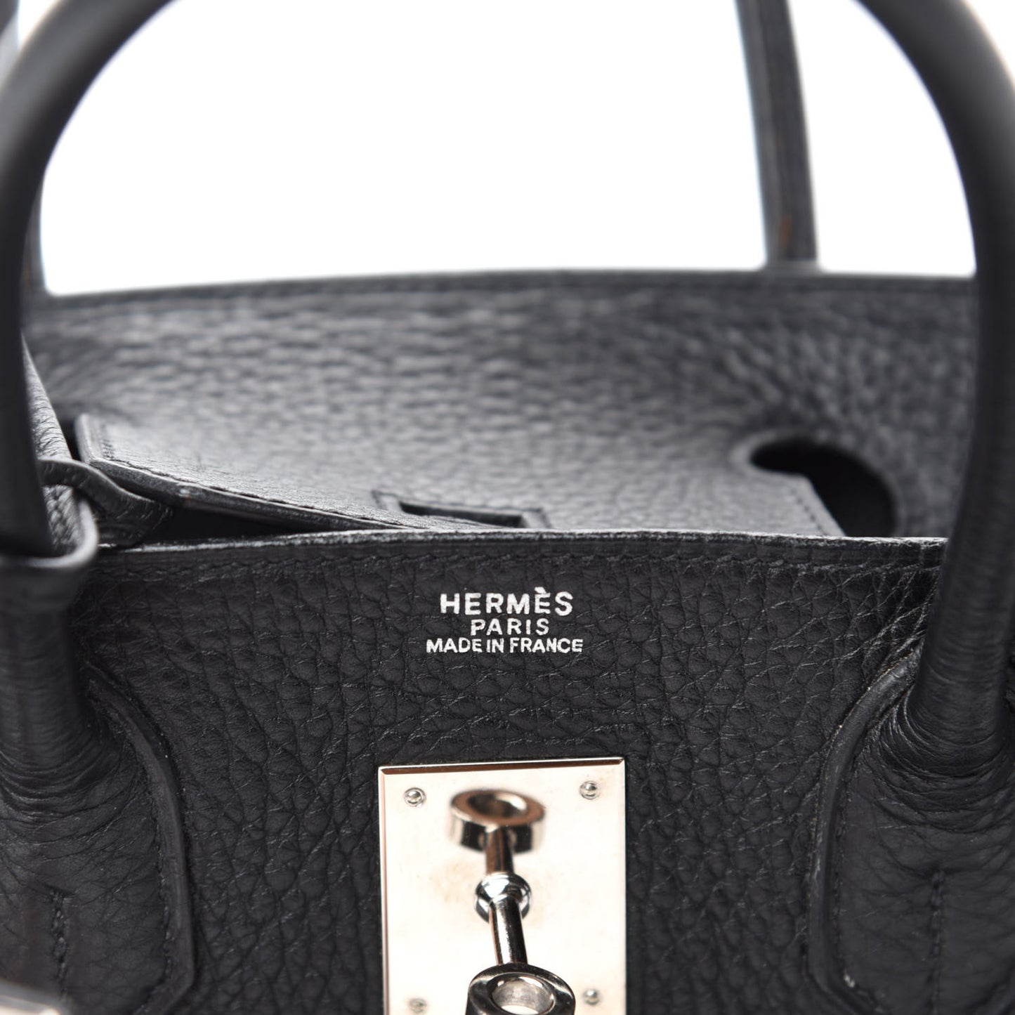 Taurillon Clemence Birkin 30 Black