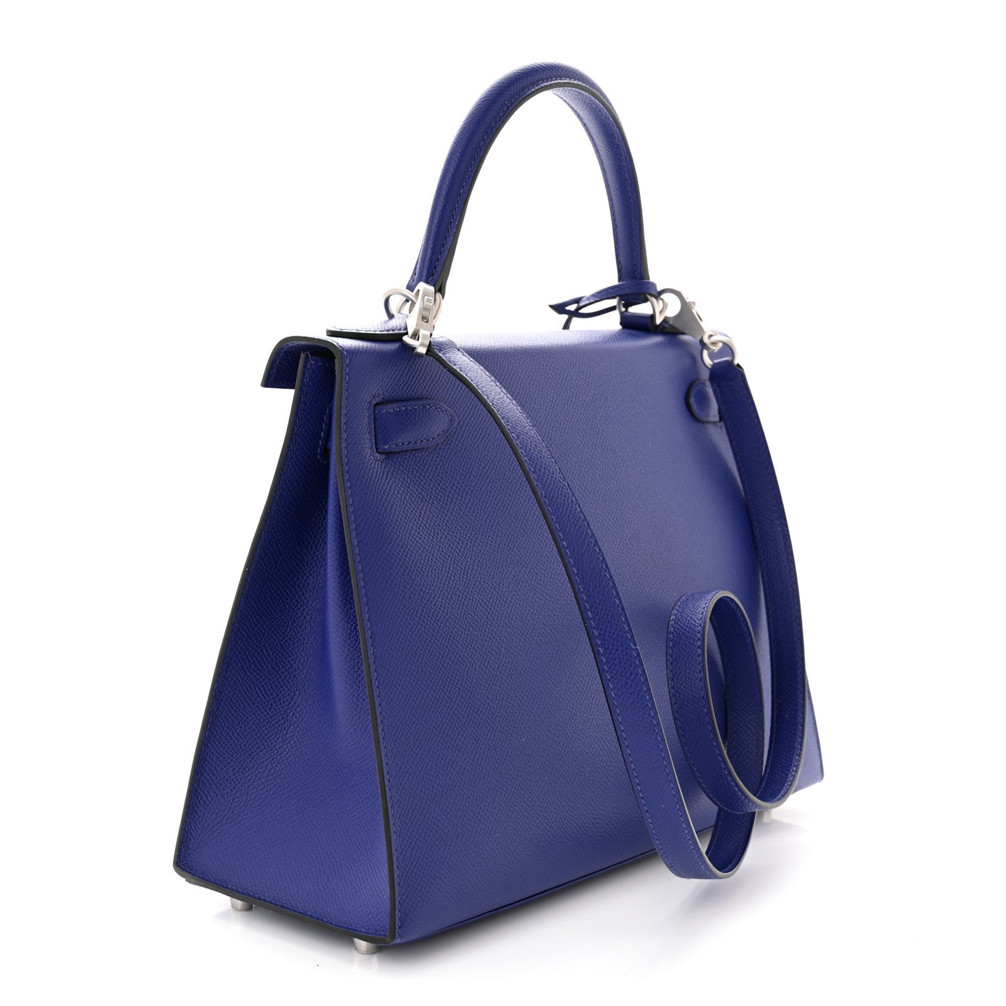 Epsom Kelly Sellier 28 Bleu Electrique