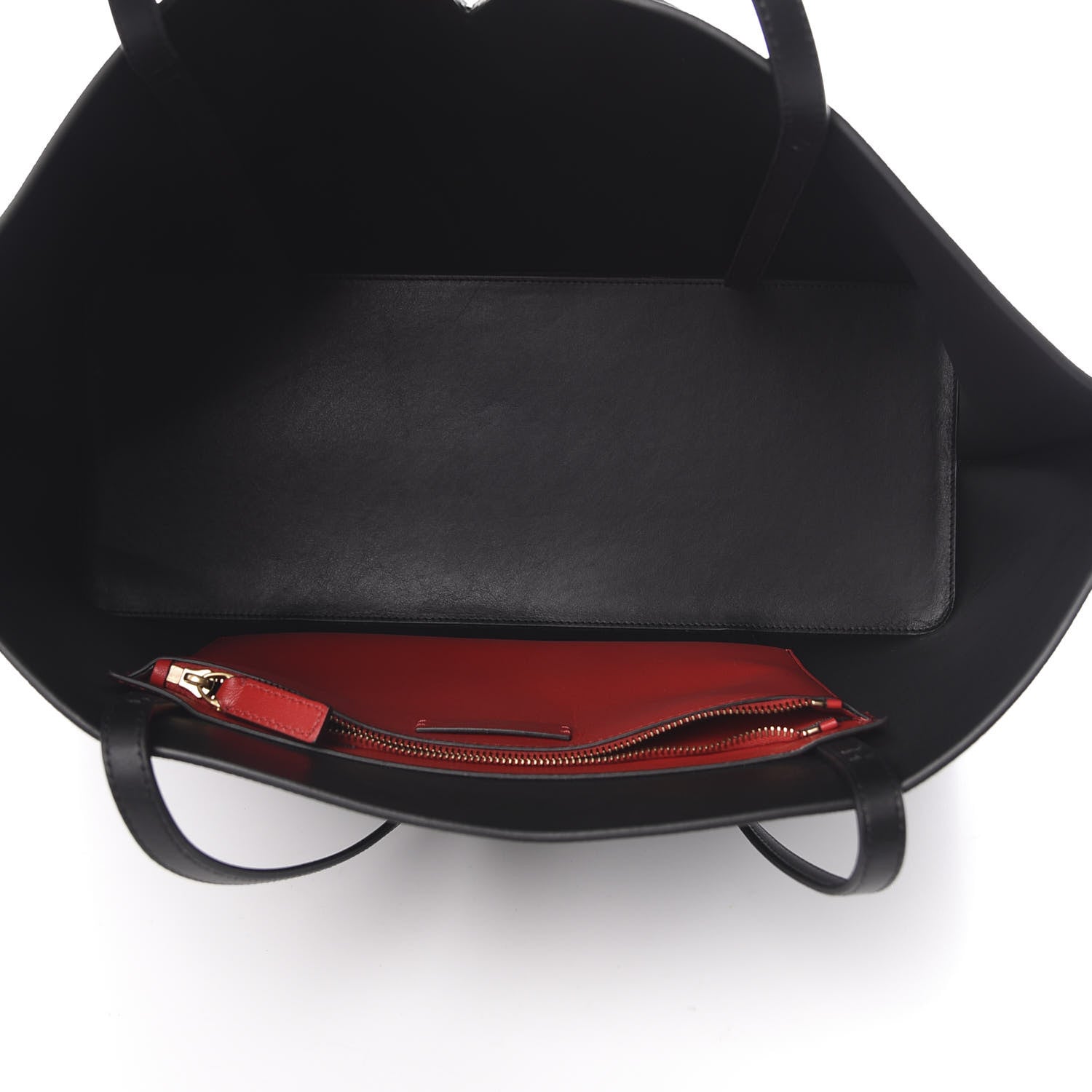 Valentino Garavani Calfskin Large Vlogo Tote Black 5 of 9