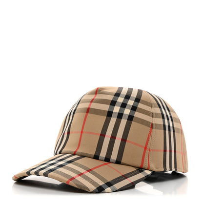 Burberry Cotton Vintage Check Baseball Hat L Archive Beige 1 of 10