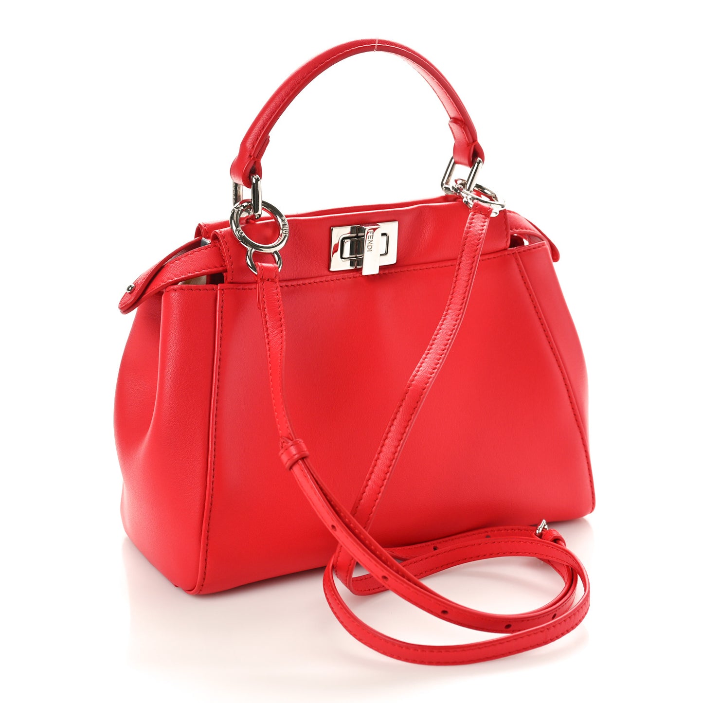 Nappa Mini Peekaboo Iconic Satchel Flamma