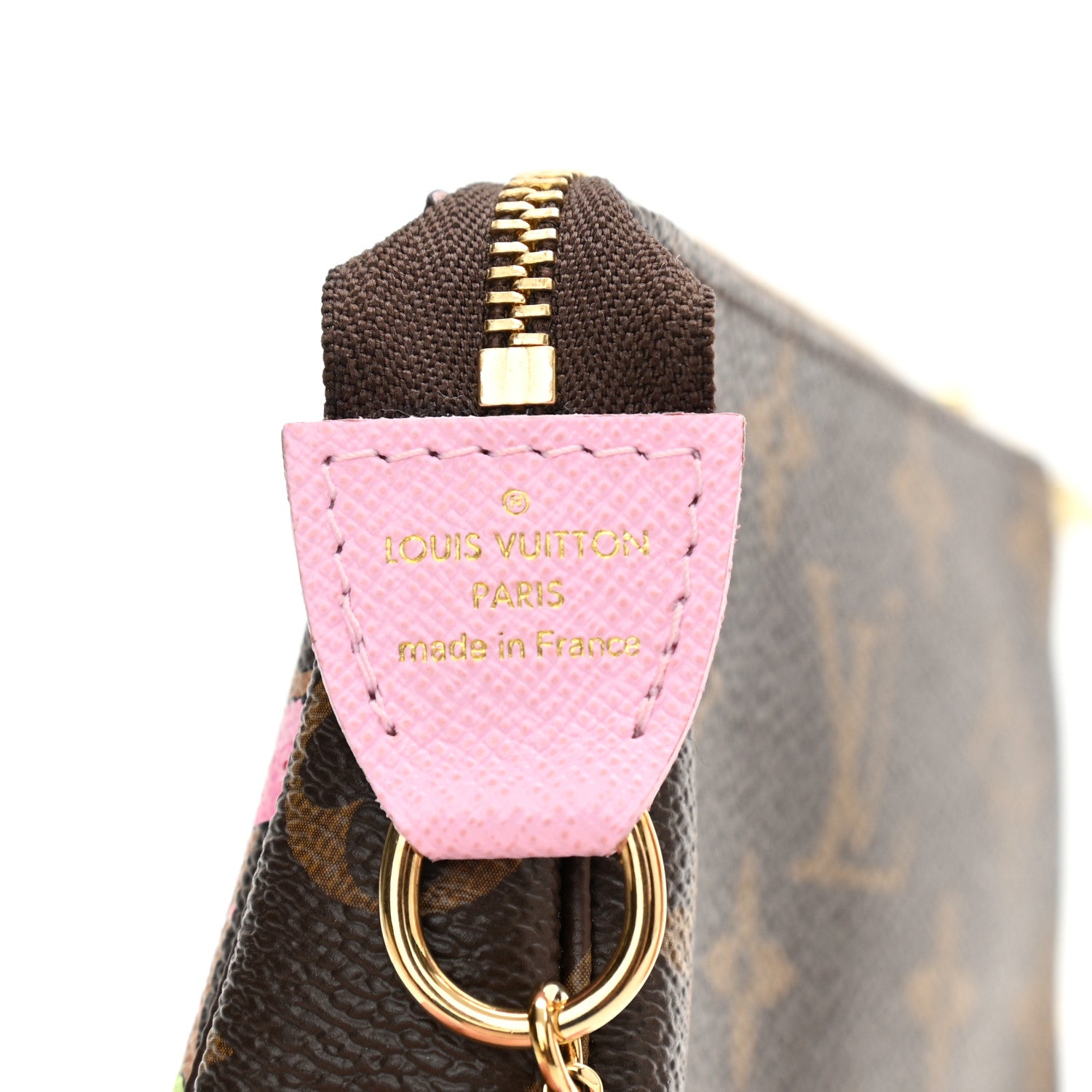 Louis Vuitton Monogram 2021 Christmas Animation Japanese Garden Mini Pochette Accessories Wisteria Pink 6 of 8