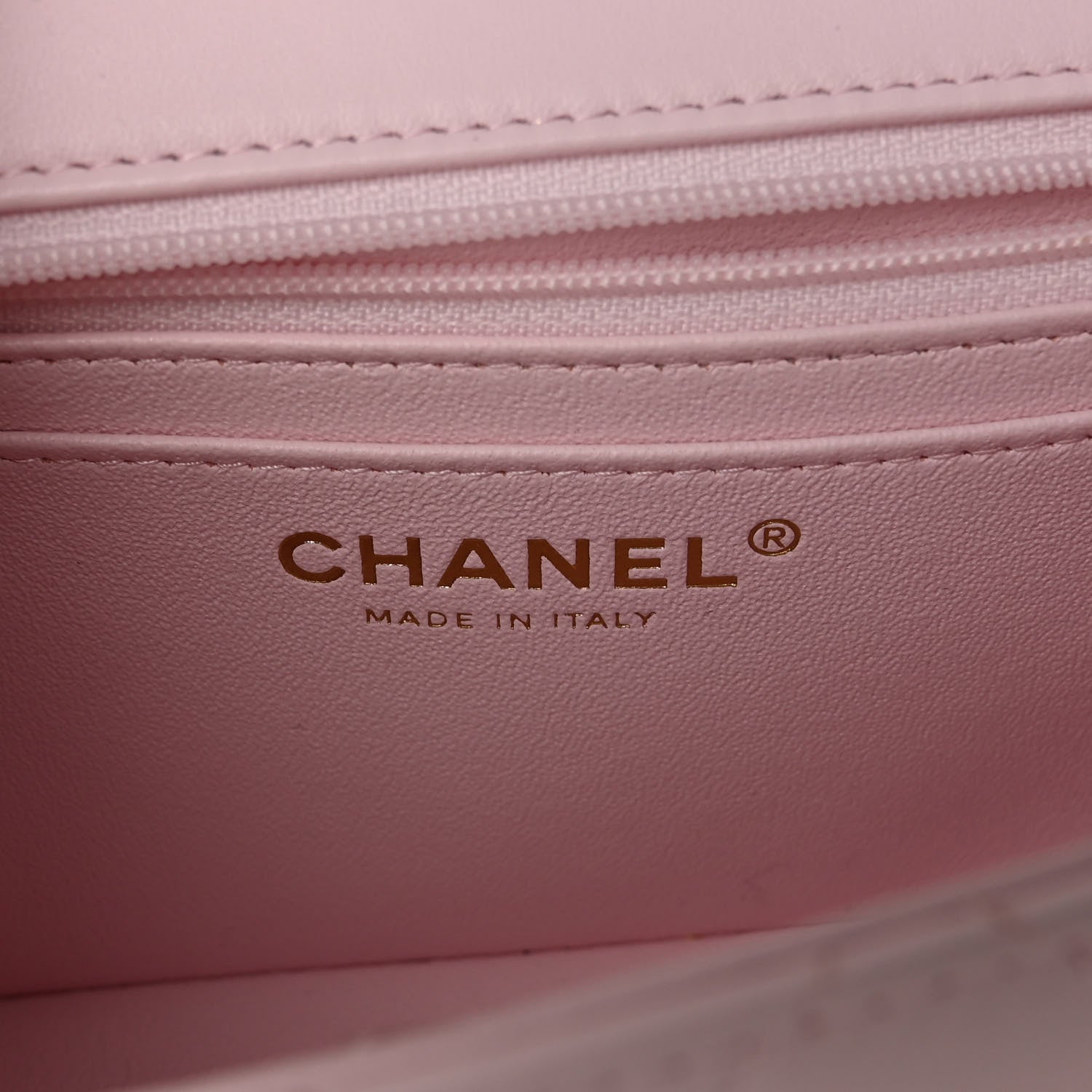 Chanel Lambskin Quilted Mini Top Handle Rectangular Flap Light Pink 6 of 10