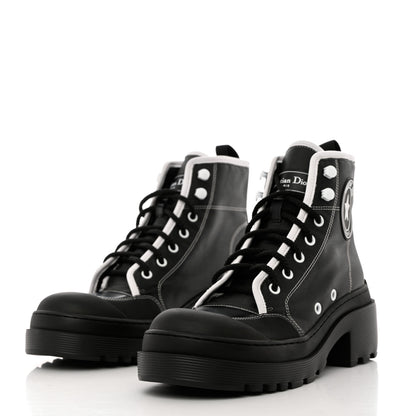 Christian Dior Technical Fabric D-Rise 35mm Boots 39 Black 3 of 9