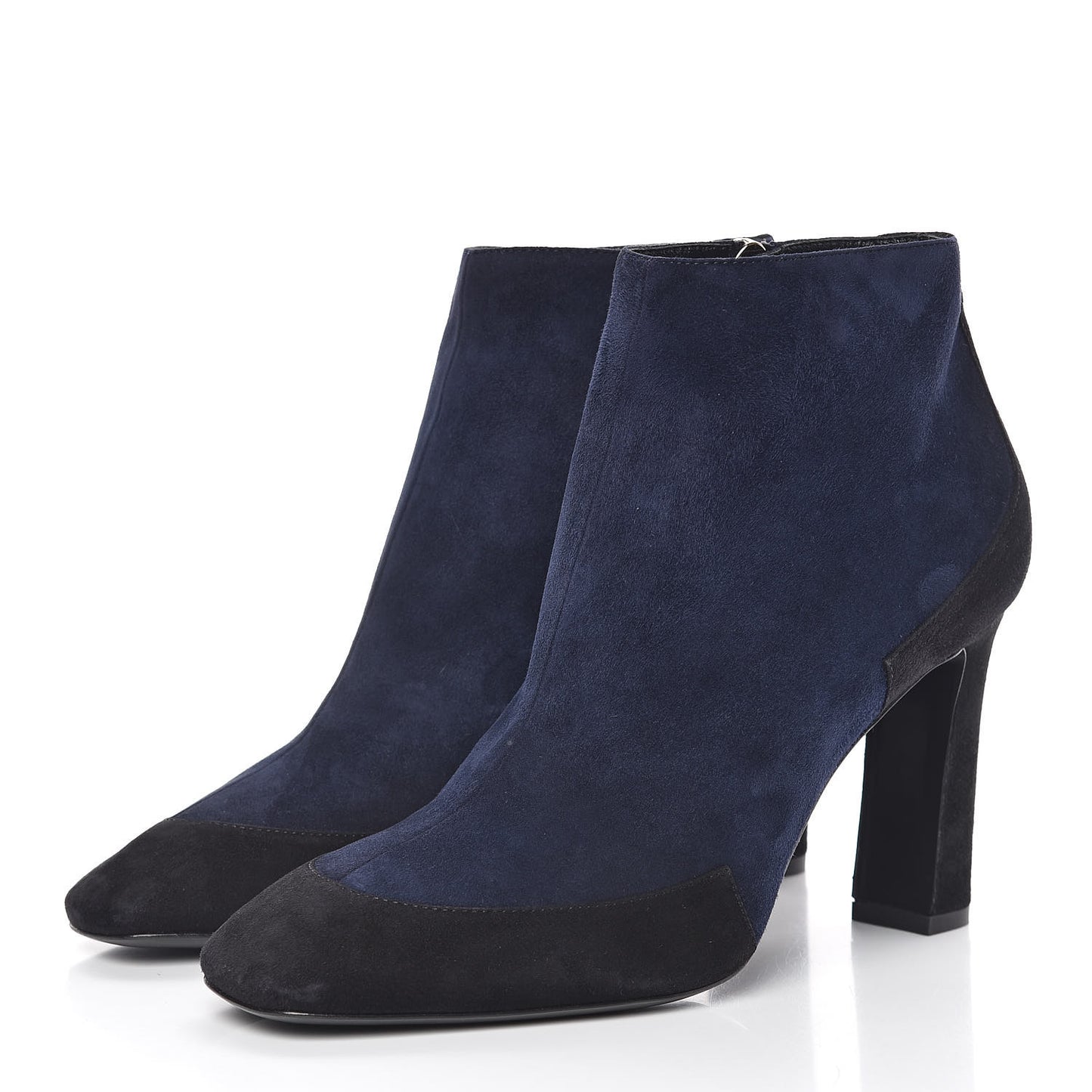 Suede Goatskin Neila Ankle Boots 39 Marine Black