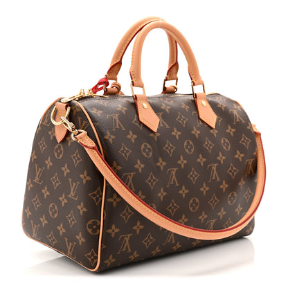Louis Vuitton Monogram Speedy Soft 30 Crafty Red 3 of 10