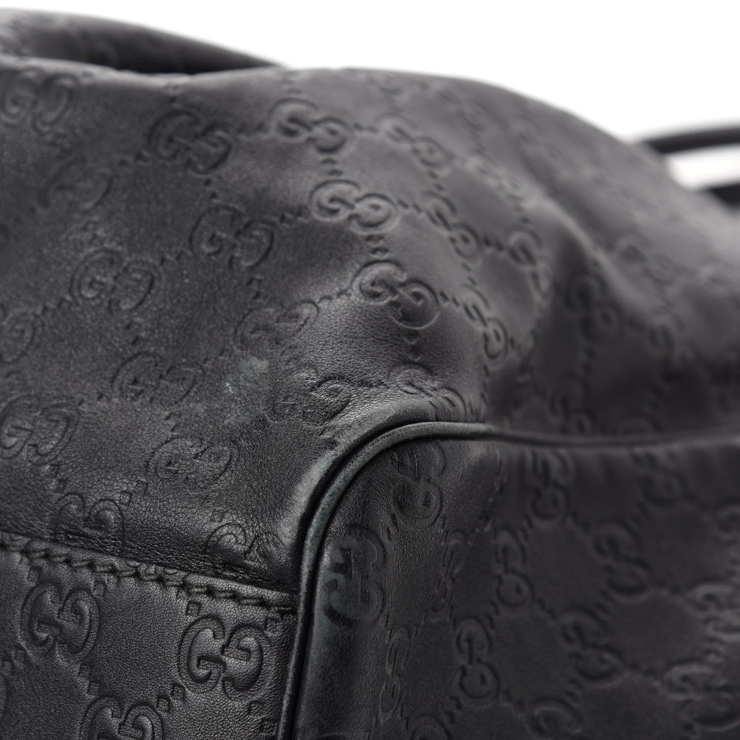 Gucci Guccissima Large Sukey Tote Black 9 of 19