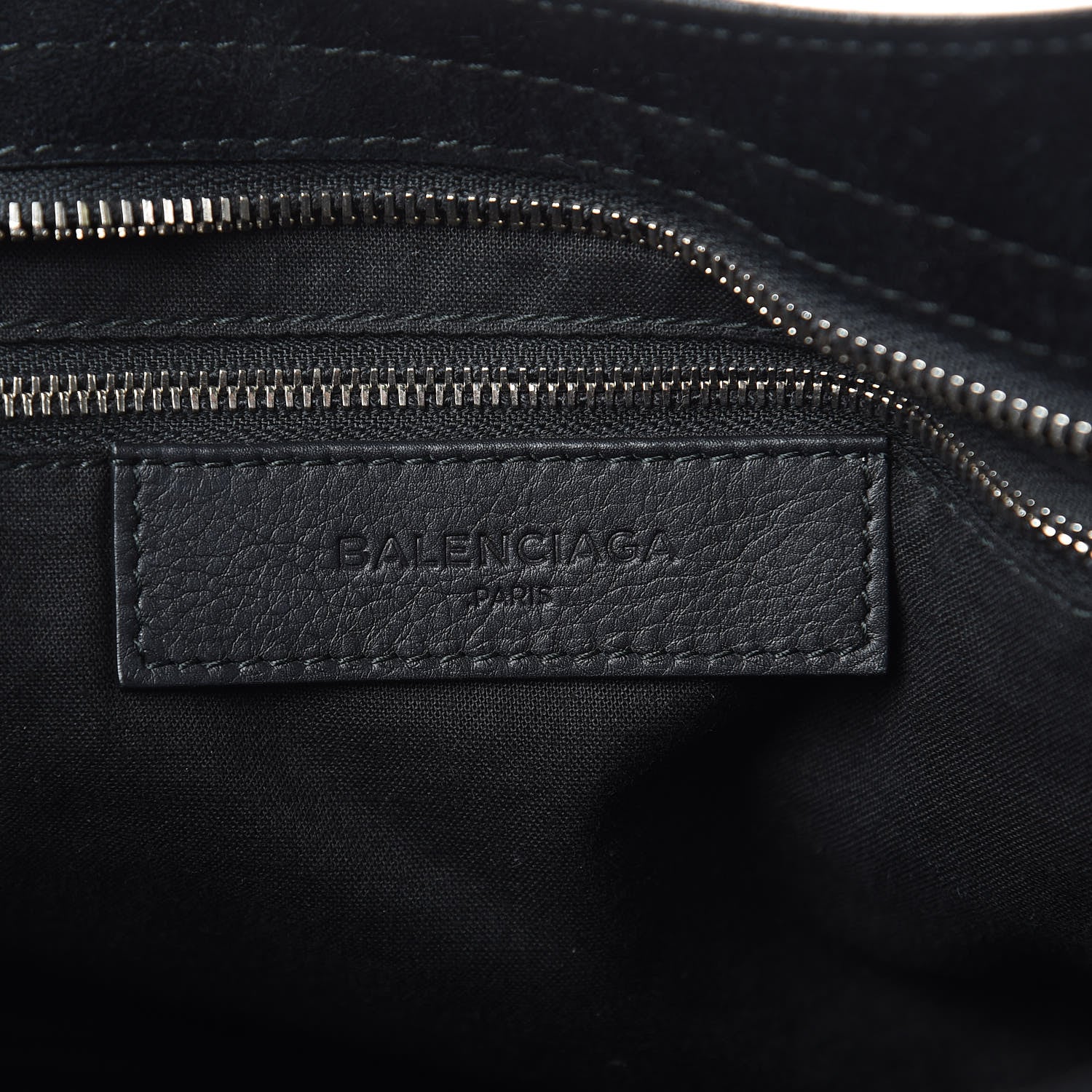 Balenciaga Shearling Suede Classic Hardware City Black 6 of 14